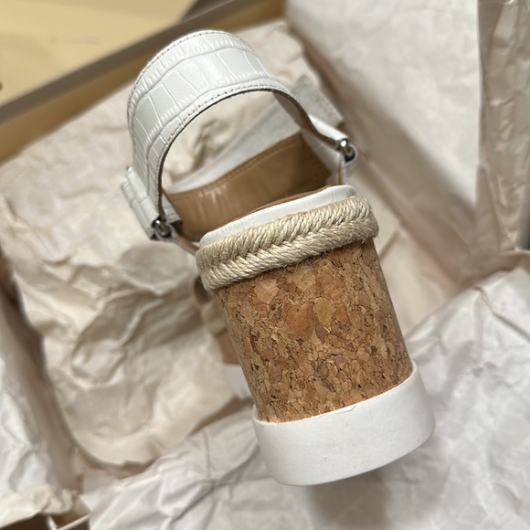 Marc Fisher LTD Gylian Platform Wedge Sandal - White - Picture 6 of 9